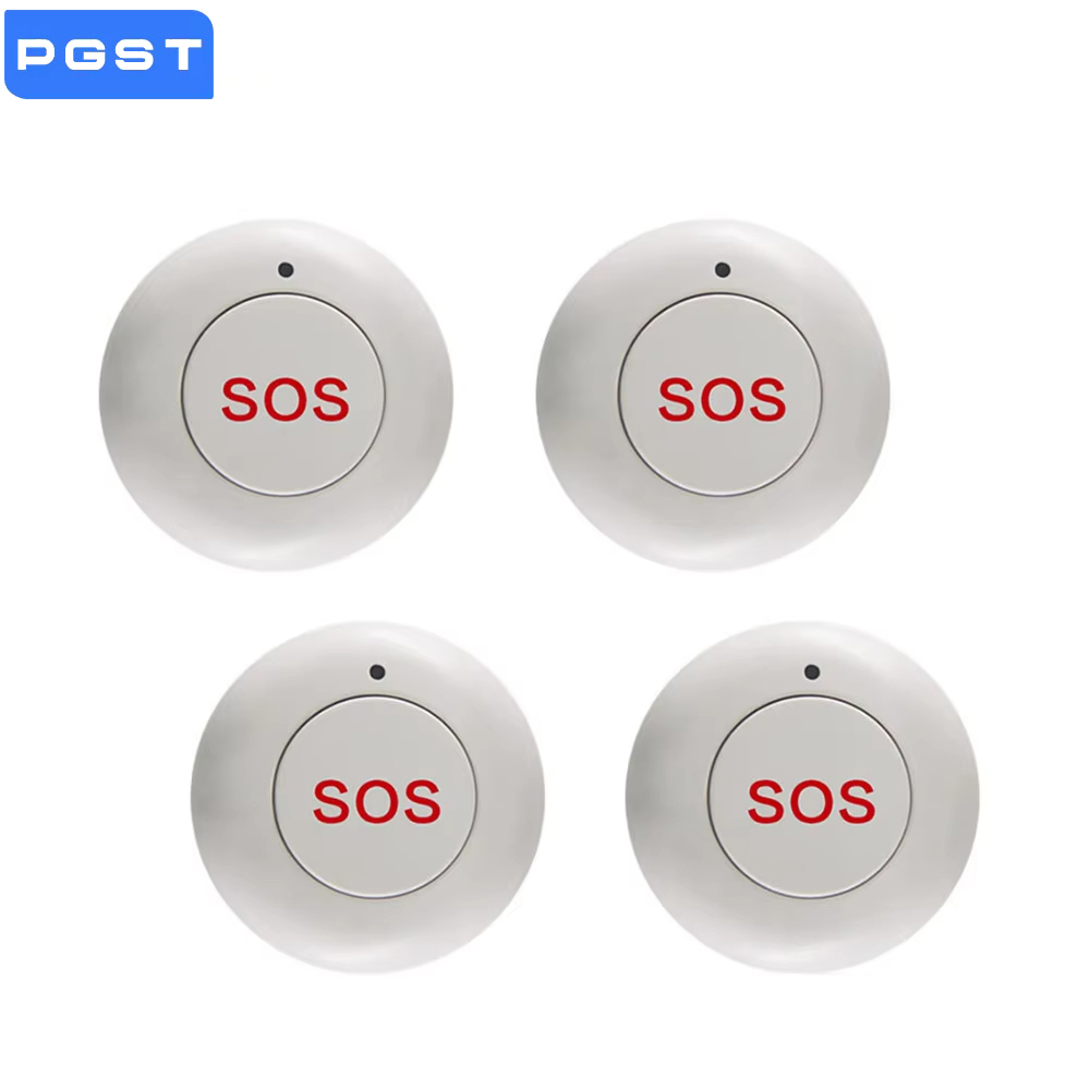 Home Security Outdoor - ワイヤレス SOS ボタンスマートホームゲートセキュリティドアベルパニック緊急ボタン 433MHz 家庭用盗難警報システム用