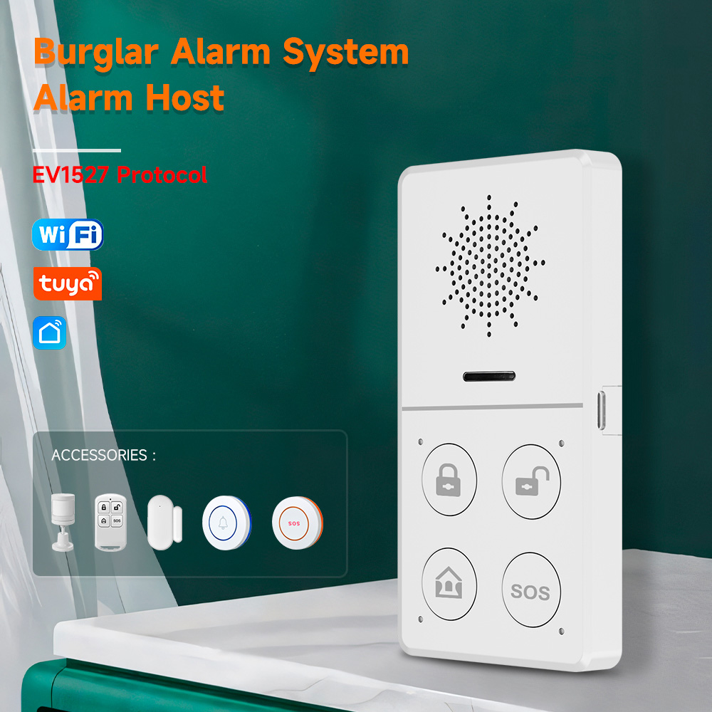 Home Security Adt - Tuya-ワイヤレスホームアラームシステム,防犯,スマートライフアプリによる制御,保護キット,Wi-Fi, 433m,セキュリティ,保護