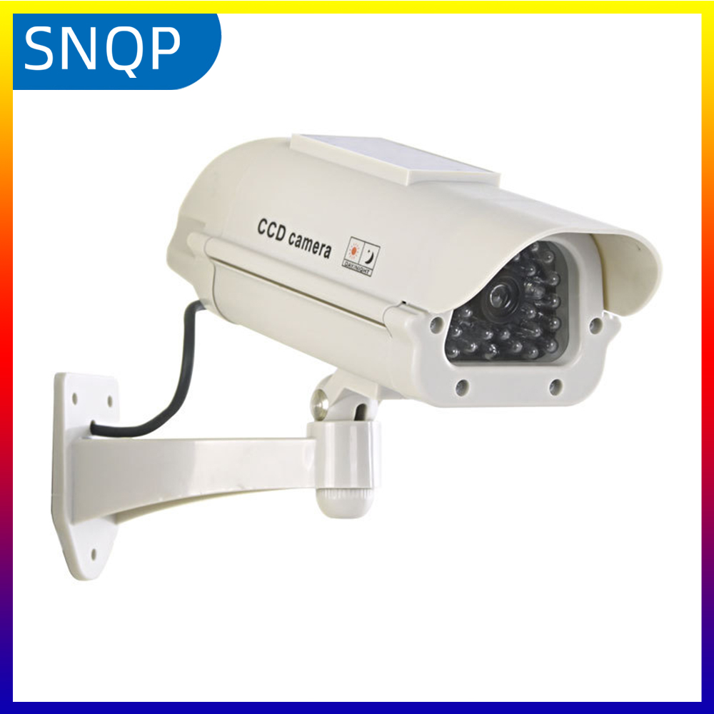 Home Security Adt - シミュレーションソーラーカメラ 防水偽カメラ ダミーCCDセキュリティカメラ 赤色点滅LED ホームオフィス監視 盗難防止