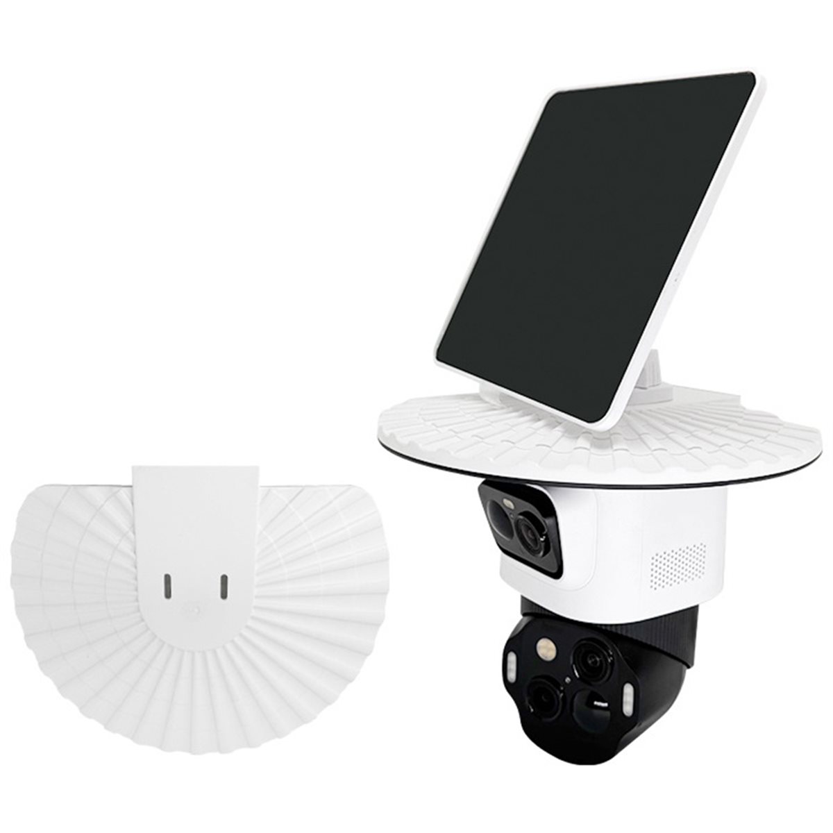 Home Security Eufy - AU47-サン＆レインバイザー（EufyセキュリティカメラS4用）、雨、雪、UVグレアからカメラを保護する保護シェードカバー