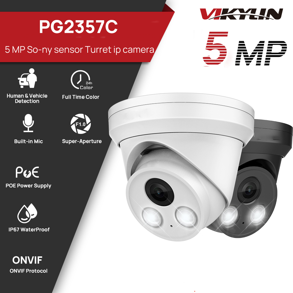 VIKYLIN 5MP フルカラーナイトビジョンIPカメラ  - Home Security Lights Outdoors のレビューと価格