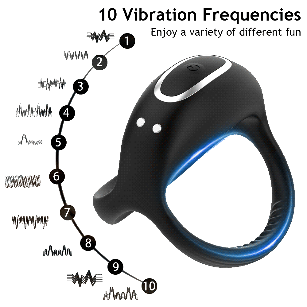 振動コックリング男性のためのシリコーンペニスリング激しい振動 - Home Security Ring のレビューと価格