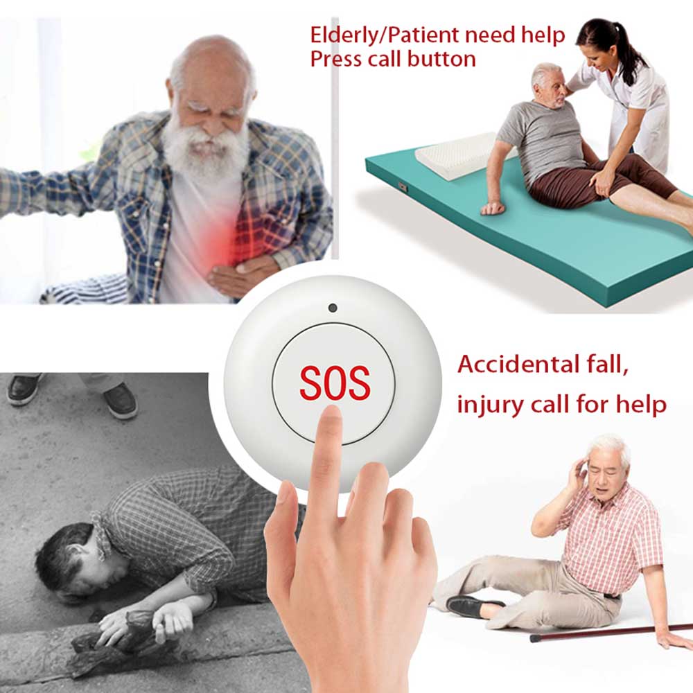 ワイヤレス SOS ボタンスマートホームゲートセキュリティド - Home Security Outdoor のレビューと価格