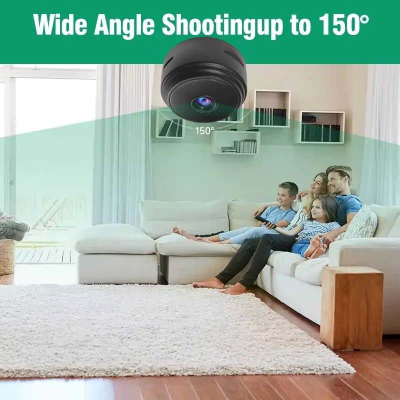 A9 ミニ WiFi HD 1080P セキュリティカメラワ - Home Security Adt のレビューと価格