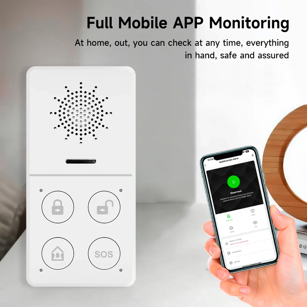 Tuya-ワイヤレスホームアラームシステム,防犯,スマートラ - Home Security Adt のレビューと価格