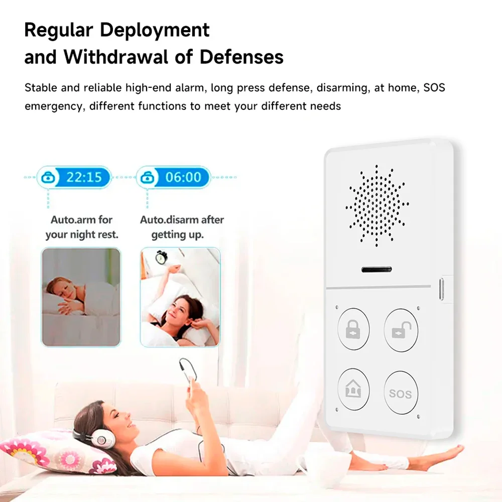 Tuya-ワイヤレスホームアラームシステム,防犯,スマートラ - Home Security Adt のレビューと価格