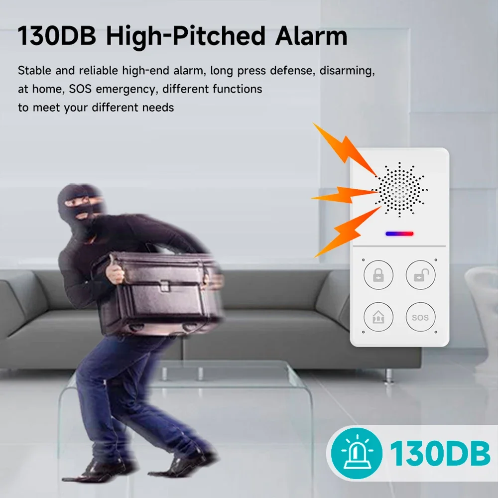 Tuya-ワイヤレスホームアラームシステム,防犯,スマートラ - Home Security Adt のレビューと価格