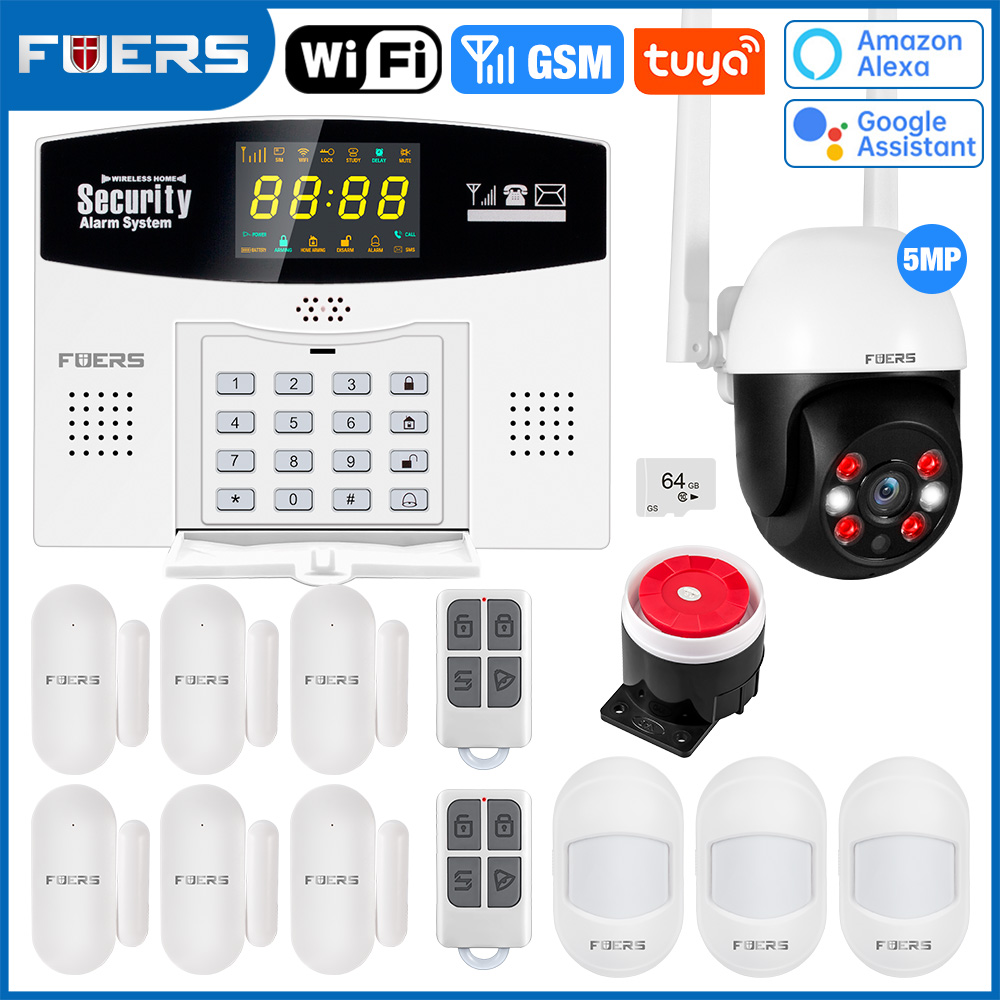 Fuers Tuya スマート警報システムキット WIFI  - Home Security Phone Number のレビューと価格