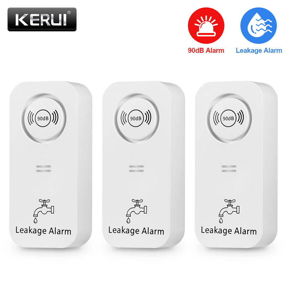 Kerui-ワイヤレス水センサー,漏れ検知器,キッチン,バス - Home Security Outdoor のレビューと価格