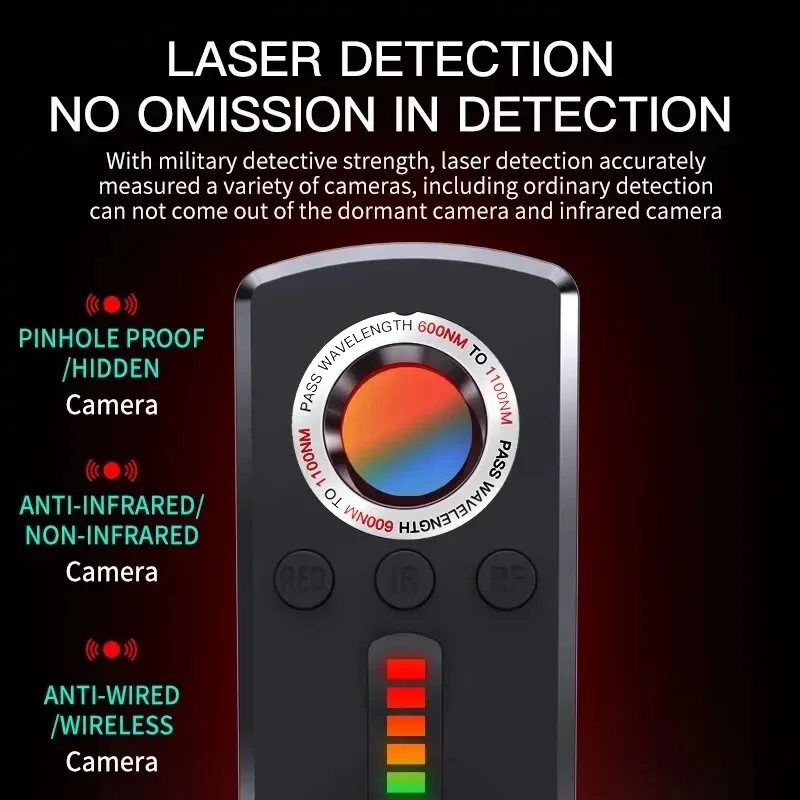 隠しカメラ検知器 盗撮防止ガジェット RF信号 GPS追跡装 - Home Security Hidden Cameras のレビューと価格