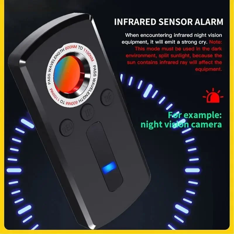 隠しカメラ検知器 盗撮防止ガジェット RF信号 GPS追跡装 - Home Security Hidden Cameras のレビューと価格