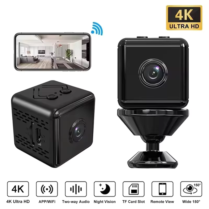 ミニ WIFI カメラ 4K フル HD ホームセキュリティ - Home Security Hidden Cameras のレビューと価格