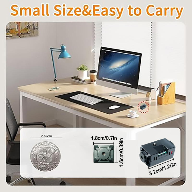 新型1080Pミニワイヤレスナイトビジョンカメラ 動体検知機 - Home Security Hidden Cameras のレビューと価格