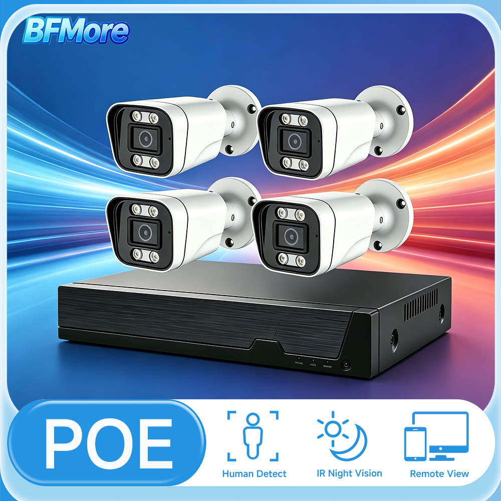 BFMore 8MP 4K Ai 人間検知セキュリティシステ - Home Security Video のレビューと価格