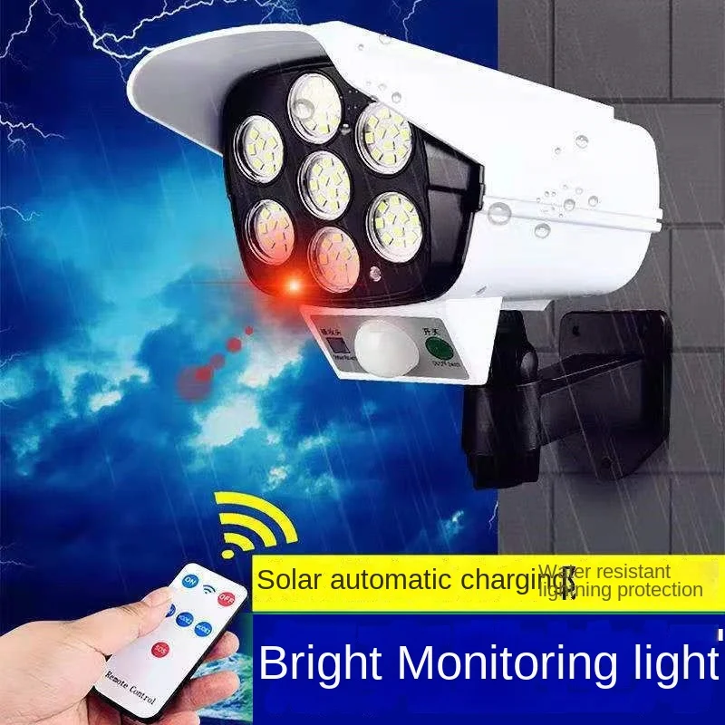 屋外ソーラーライトモーションセンサーセキュリティダミーカメラ - Home Security Adt のレビューと価格