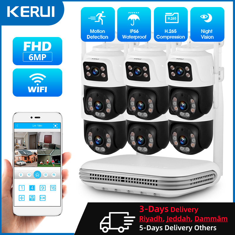 Kerui-ホームセキュリティ監視カメラシステム,ワイヤレス - Home Security Video のレビューと価格