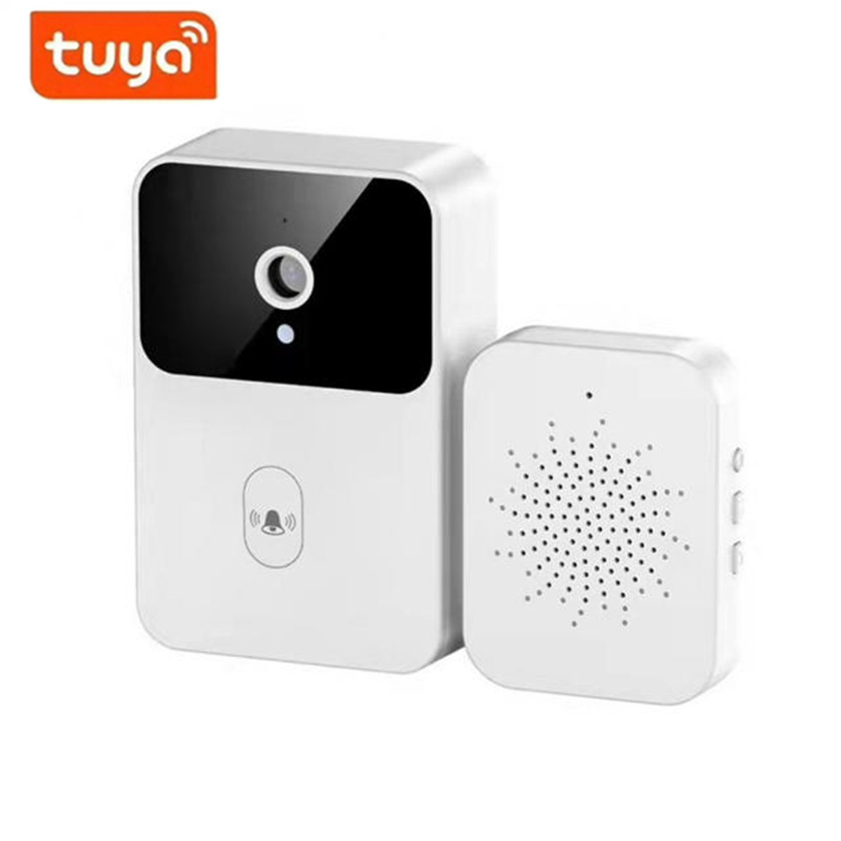 ワイヤレスドアベル WiFi Tuya 屋外 HD カメラド - Home Security Video のレビューと価格