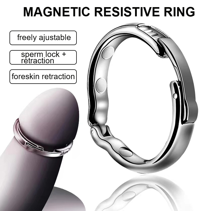 男性用調節可能な金属製ペニスリング 大人用コックリング ブロ - Home Security Ring のレビューと価格