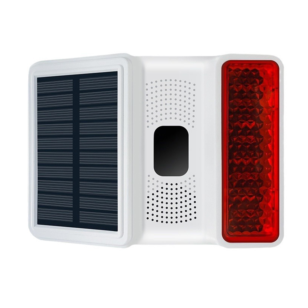 ワイヤレス433MHzソーラー式サウンドライトアラーム屋外セ - Home Security Lights Outdoors のレビューと価格