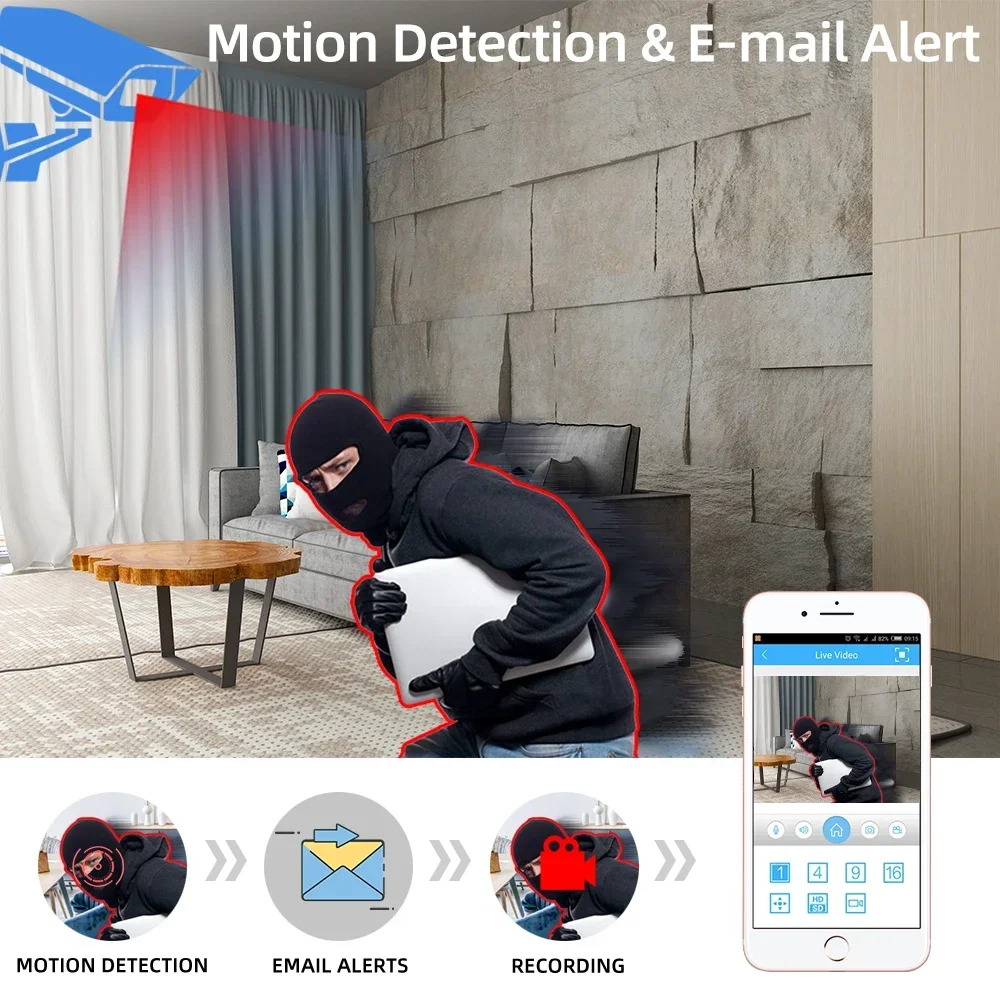 4K顔認識機能付きCCTV AHD DVRホームセキュリティ - Home Security Outdoor のレビューと価格