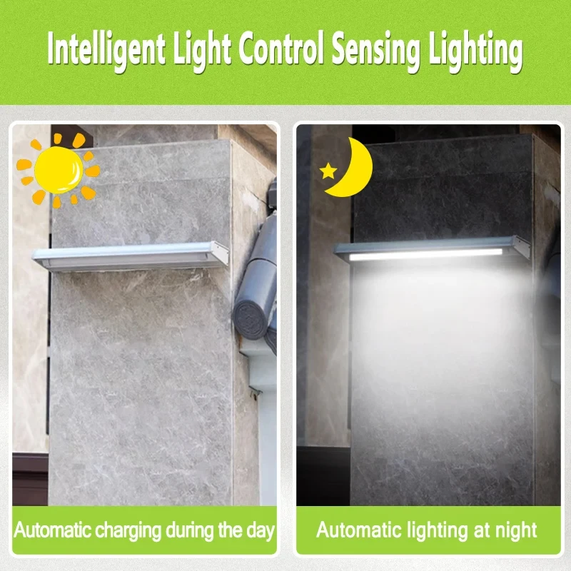 ソーラー LED ウォールランプ防水看板ライトアルミ 120 - Home Security Lights Outdoors のレビューと価格