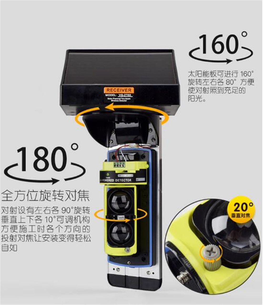 433mhzワイヤレスソーラー屋外防水ペット免疫対応PIRモ - Home Security Outdoor のレビューと価格
