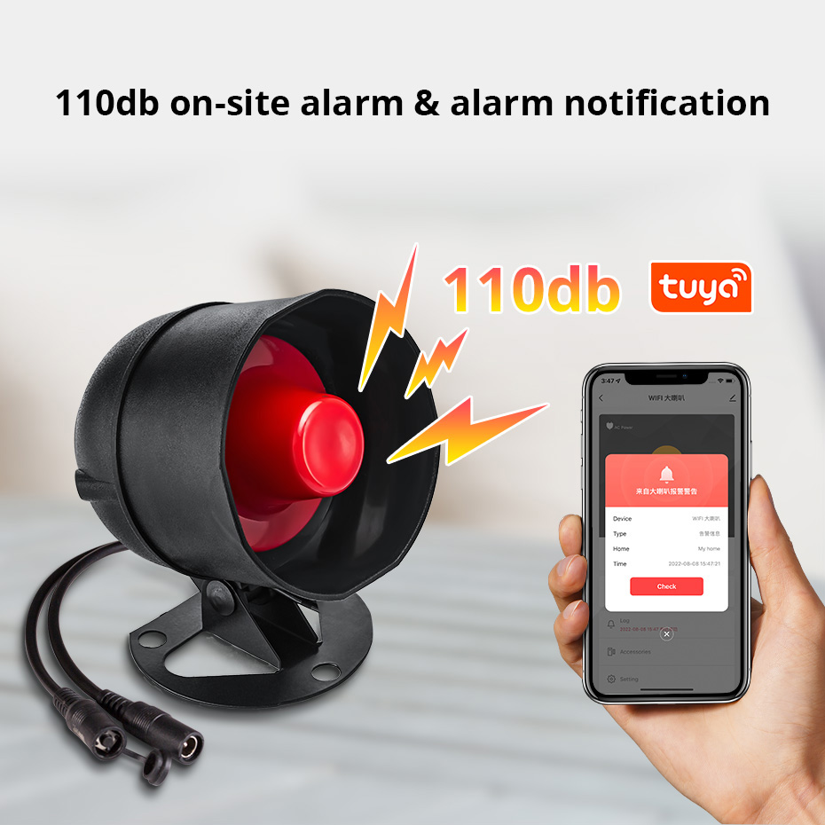 Kerui-家庭用セキュリティ警報システム,Wi-Fi,スピ - Home Security Product のレビューと価格