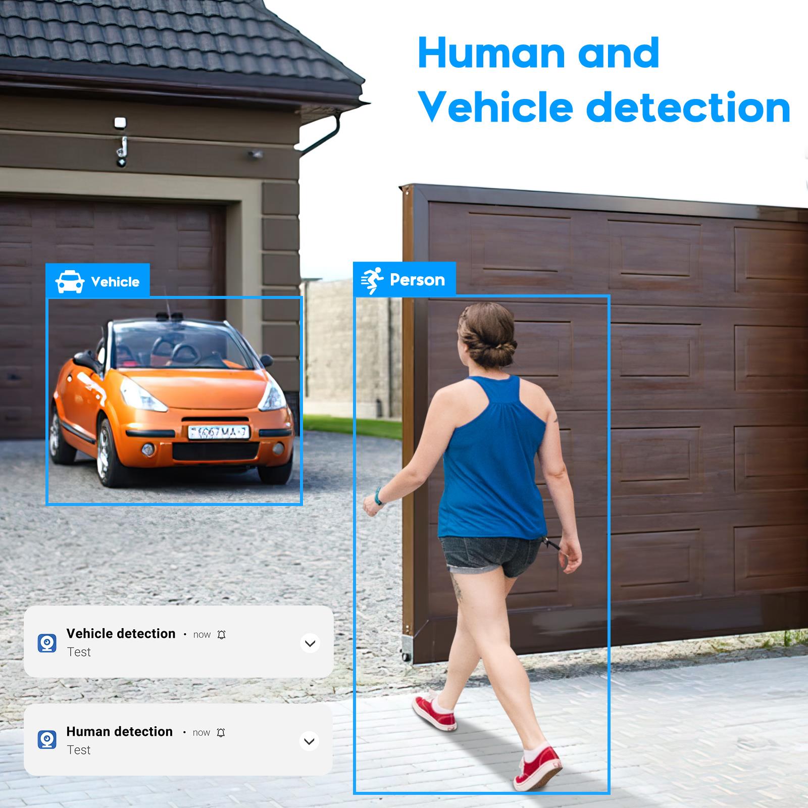 Vikylin 8MP フルカラーナイトビジョンバレット I - Home Security Lights Outdoors のレビューと価格