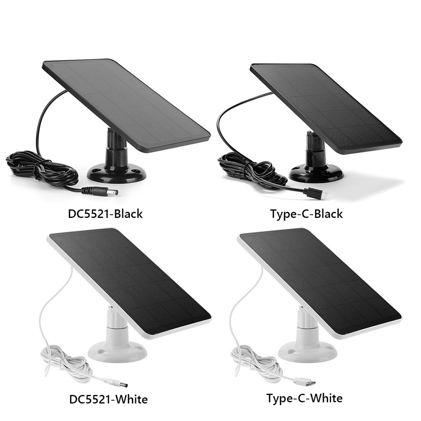 10W 5V ソーラーパネル DC5521 Type-C 屋 - Home Security Lights Outdoors のレビューと価格