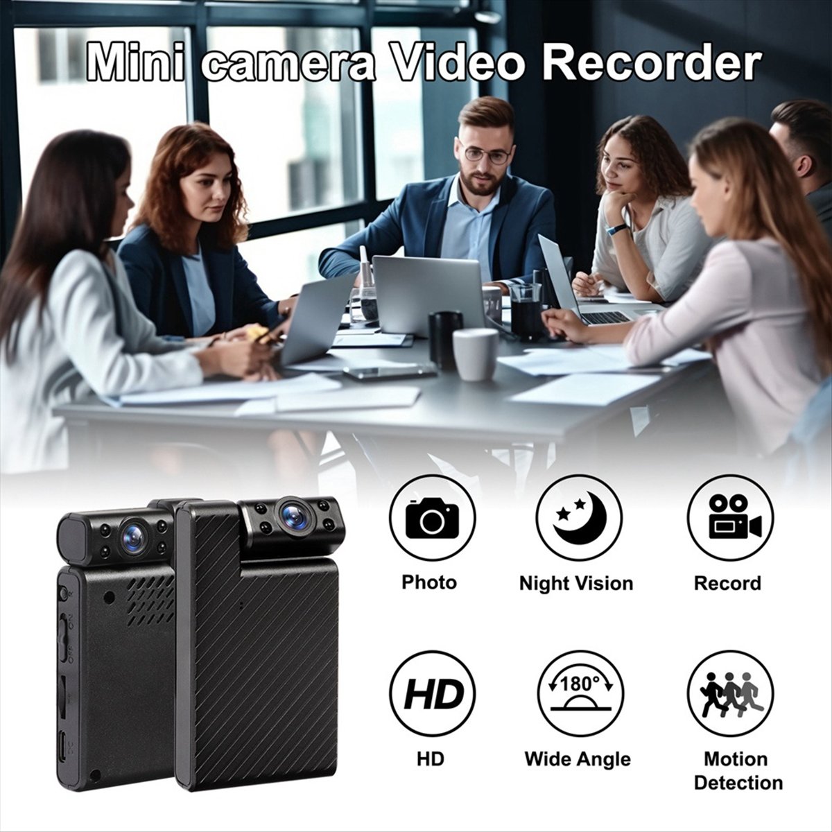 N05R 新型ミニWiFiカメラ 回転式レンズ WiFiビデ - Home Security Video のレビューと価格
