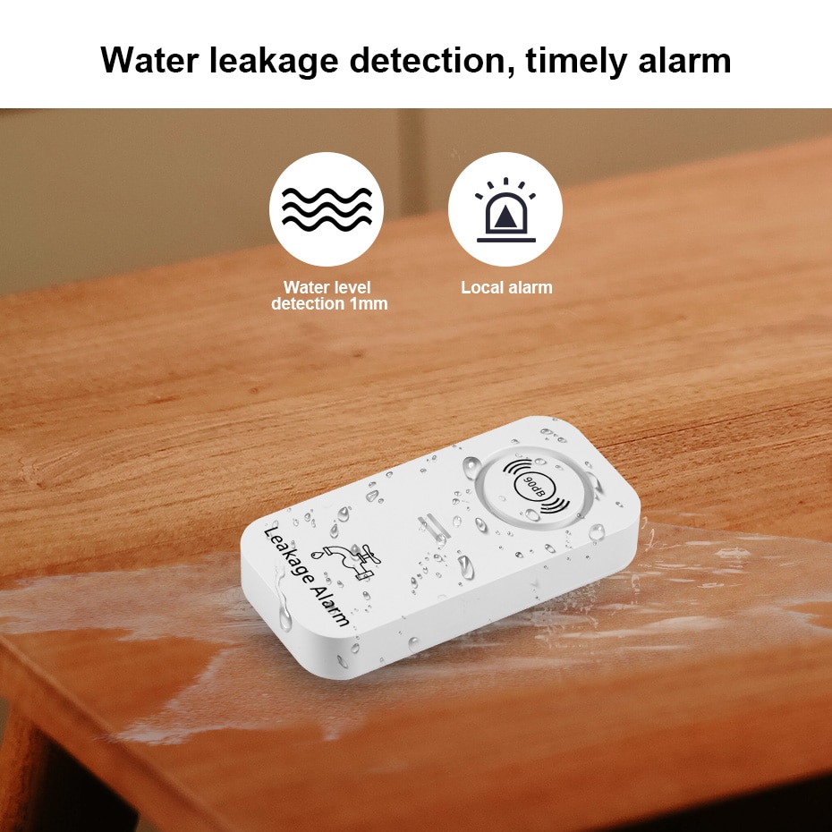 Keruiワイヤレス水センサー90db警報水漏れ検出器漏れの - Home Security Outdoor のレビューと価格